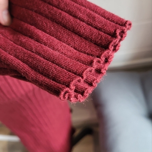 Meroketty Mock Neck Ribbed Stretch Sweater Dress Size XL - Picture 4 of 13